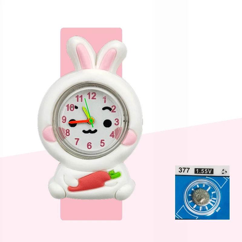 Baby Birthday Gift Children Toys Watches Cartoon Animal Dial Bracelet Kids Watches for Boy Girl 2-15 Years Old Child Clock - AIAZ