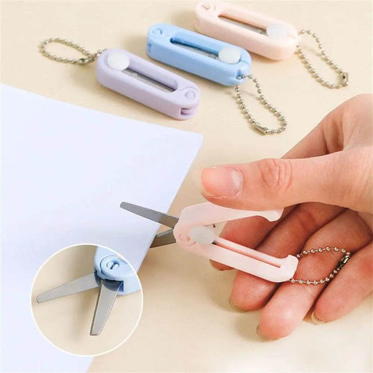 School Supplies Cutting Tools Office Supplies Art Tool Stationery Folding Scissors Scissors Adjustable Stainless Steel Scissors - AIAZ