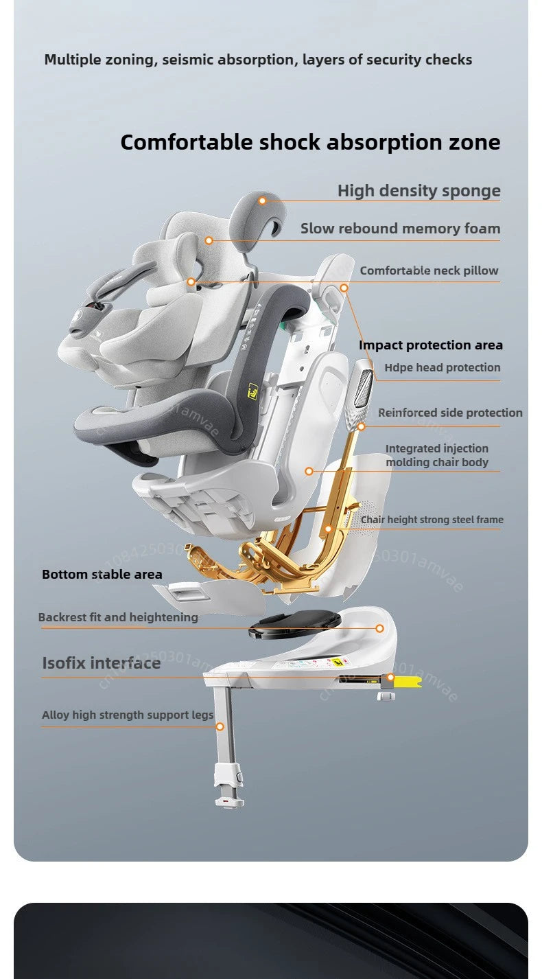 I-size Child safety seat for children baby chair for cars safety seats for children baby car seat 0-12 years old newborn ISOFIX