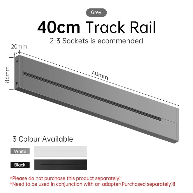 Wall Power Track Socket EU UK US FR Korea Standard Type-C Universal Mobile Plug Adapter Home Kitchen Office Pop Electric Outlets