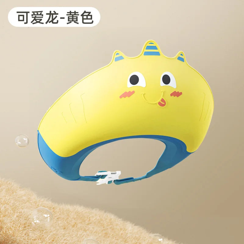 Upgrade Baby Shower Cap Shield Visor Baby Hat For Eye and Ear Protection Adjustable 0-12 Years Children Washing Hair Care Tool