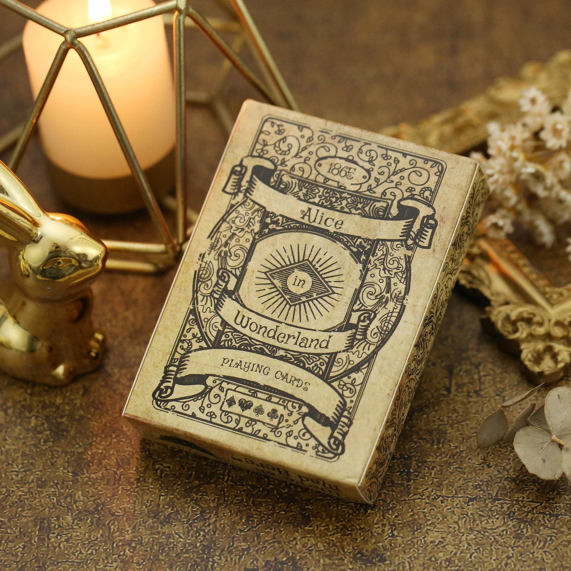 1Set Vintage Style Playing Cards Alice in Wonderland Poker Playing Cards Deck Board Games Retro Poker Never open - AIAZ