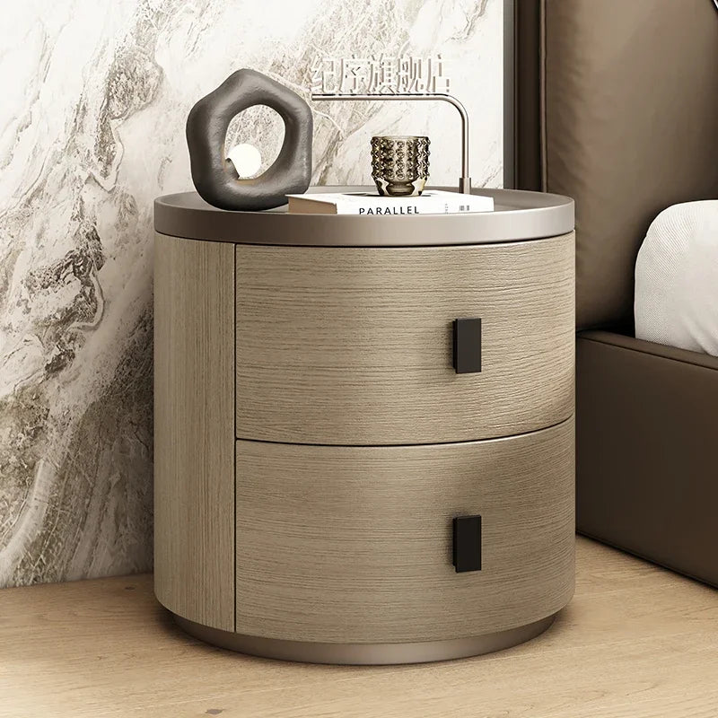 Nordic Solid Wood Bedside Table,Nightstand,Storage Cabinet,Comfortable with Drawer,Bedroom Bedside Tables,Living Room Furniture
