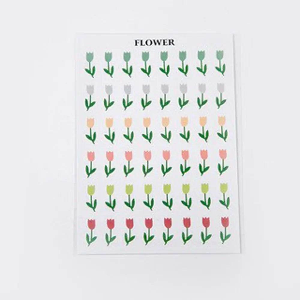 School Supplies Planner Album Self-adhesive Decorative Decals Label Stickers Stationery Stickers Diary Scrapbooking Stickers - AIAZ
