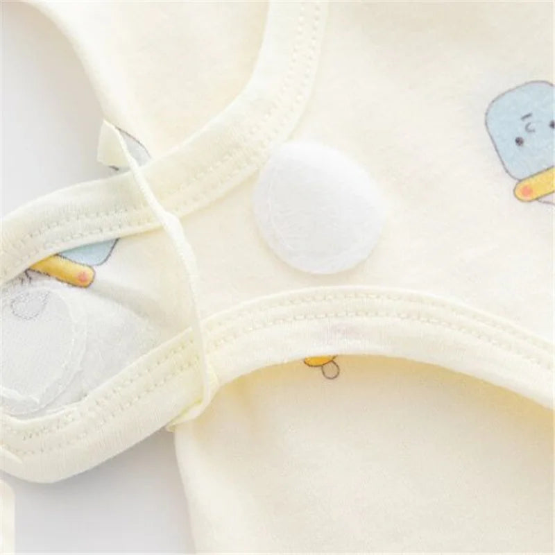 Cotton Newborn Baby Girl Boy Romper Print Infant Jumpsuit Casual New born Clothes For Girls Boys Spring Autumn Clothing New 0-6M