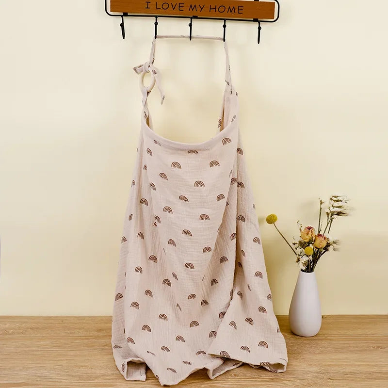 Mother Outing Breastfeeding Cover Double-layer Cotton Baby Feeding Nursing Covers Privacy Breastfeeding Apron Stroller Blanket