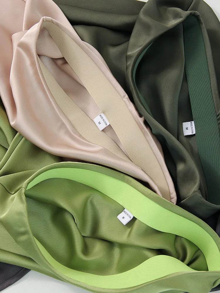 Long Satin Skirts For Women Summer High Quality Skirt With Slit On The Side Silk Elegant Black Maxi Luxury Women's Skirts 2025 - AIAZ