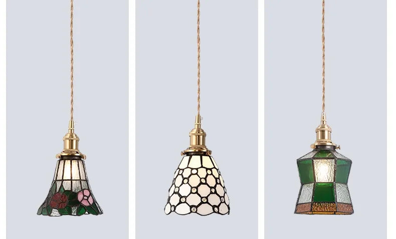 IWHD 2022 NEW Nordic Glass LED Pendant Lights Fixtures Copper Bedroom Dinning Room Restaurant Modern Hanging Lamp Lighting