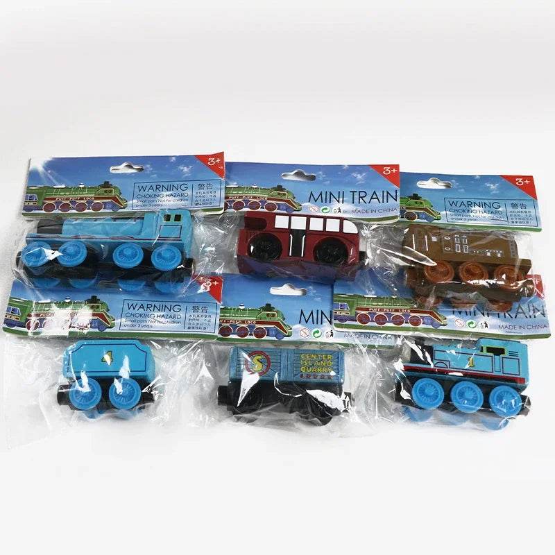 Thomas And Friends Wooden Trains Magnetic Connectable Track Trains Toys Handel Molley Lady Diesol Oliver Donald Educational Toys - AIAZ