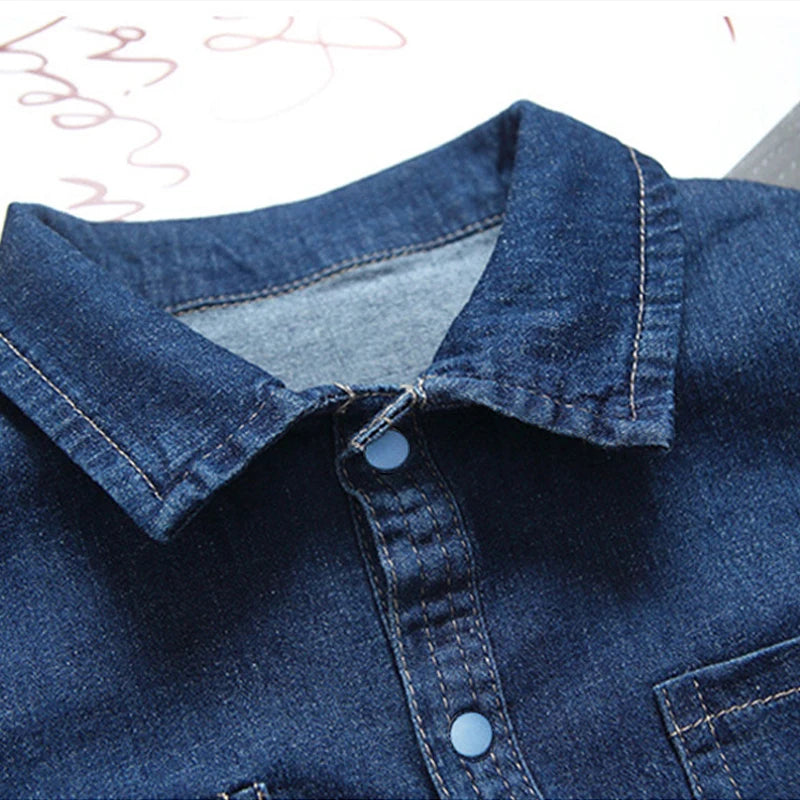 IENENS Baby Rompers Newborn Jumpsuits Clothes Denim One-pieces 0-18 Months Boy Girl Soft Suits Kids Clothes