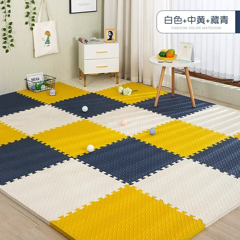 30x30x1cm Baby Play Mats Plain Color Puzzle Mats EVA Foam Mat Kids Jigsaw Mats For Bedroom Protective Floor Tiles Mat Baby Games