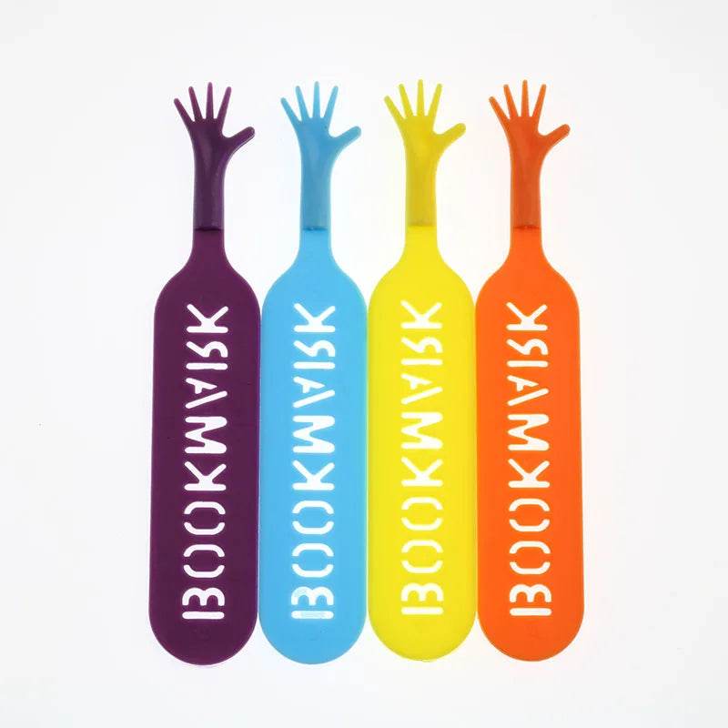 Four School Stationery Strange Bookmarks Silicone Plastic Novelty Books Reading Supplies Office Children Exquisite Gifts - AIAZ