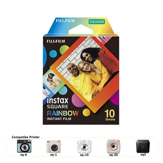 Fujifilm Instax Square film White Edge Photo Paper 10-100 Sheets For Instax SQ10 SQ6 SQ20 SQ40 Instant Camera Share SP-3 Printer