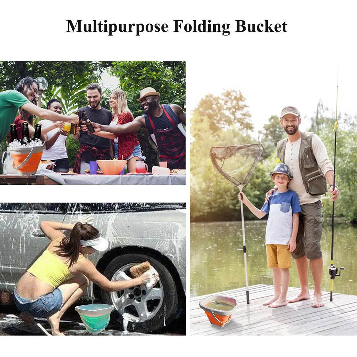 11/5/1 PCS Beach Sand Play Water Set Folding Bucket Summer Toys for Children Kids Outdoor Game Sandbox Accessories Color Random - AIAZ
