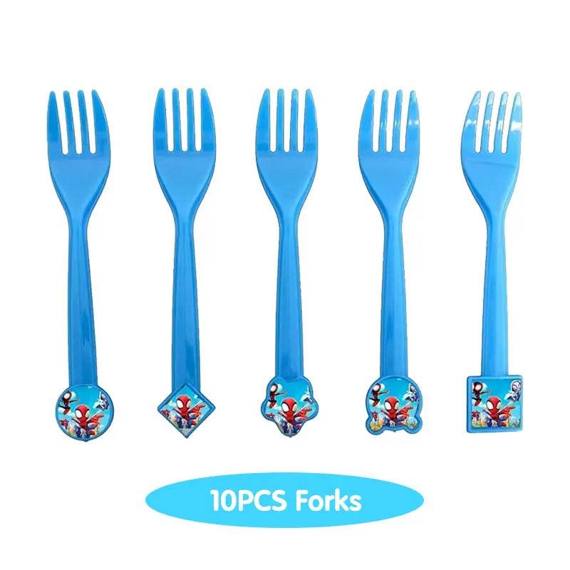 Spidey And His Amazing Friends Birthday Decoration Party Supplies Paper Cups Plates Napkins Tableware Tablecloth Kids Balloons - AIAZ