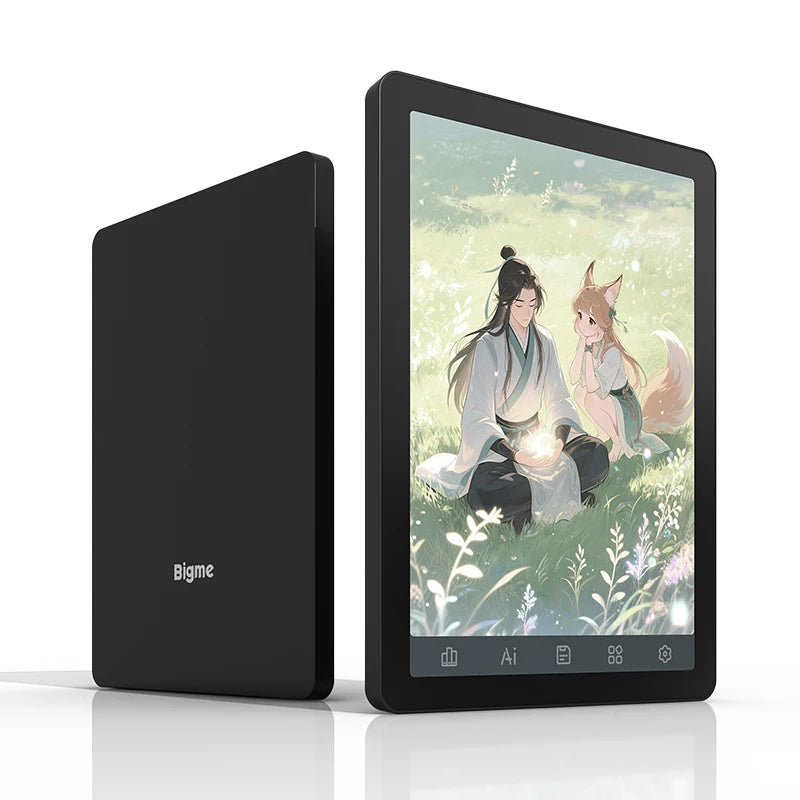 Bigme E-book Reader B6, 6-inch e-ink electronic book, 36-level front light, Android 14 OS built-in Google Play, 4+64GB ereader