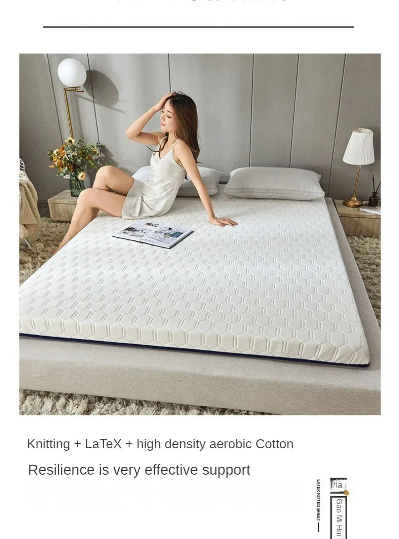 Household Thickened Foldable Tatami Cotton Mattress Cushion Non-Slip Mat for Home Student  Dormitory hotel Single Double Bed