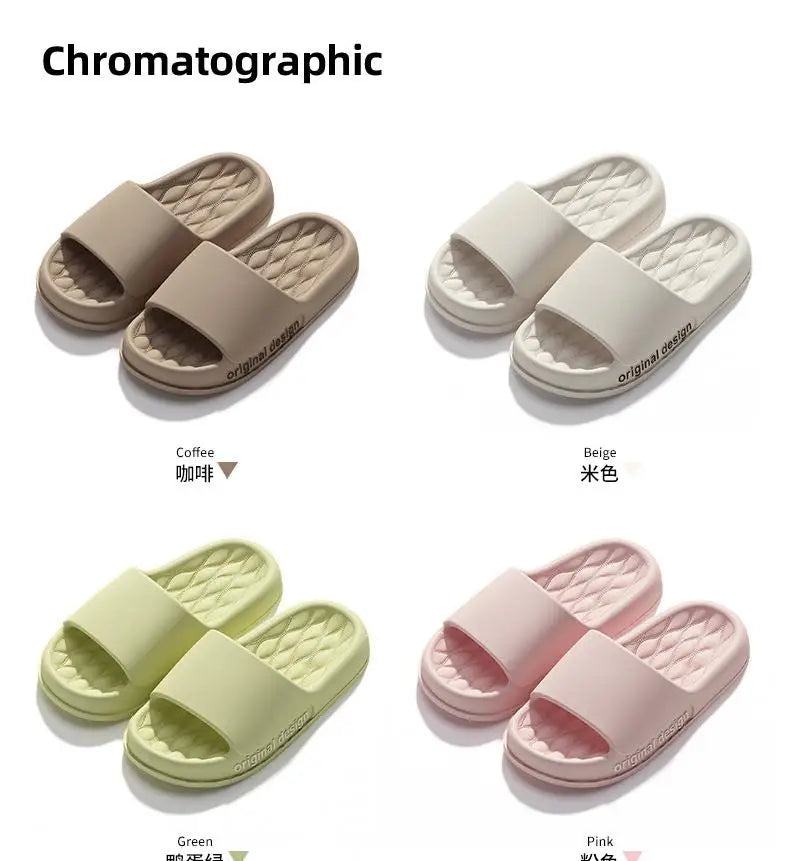 Asgard Men's Summer Slippers 2025 New Indoor Anti-slip Bathroome Slippers Comfort Thick Sole Beach Shoes Men Soft EVA Slippers