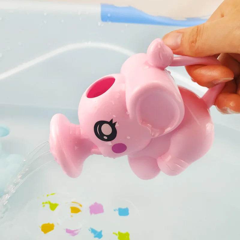 Baby Bath Toy, Bathing Cute Elephant Shower Swimming Water Spraying Clouds Shower Bath Toy For Kids Water Playing Toy - AIAZ
