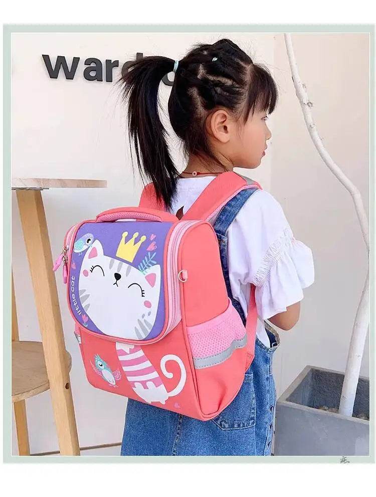 Children School Bags Girls Boys Backpacks Kindergarten Schoolbag Cartoon Animal Toddler Kids Backpack For 2-8 Years - AIAZ