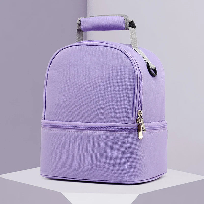 Mommy Bag Milk Storage Breast Pump Maternity Cooler Double Layer Insulation  Fresh Keeping Baby Food Backpack Feeding Bottle