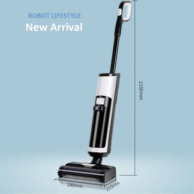 Cordless Vacuum Cleaner for Wet And Dry Cleaning RL8Pro, Smart Washing for Home Multi Surface Floor,14000Pa, Self-drying
