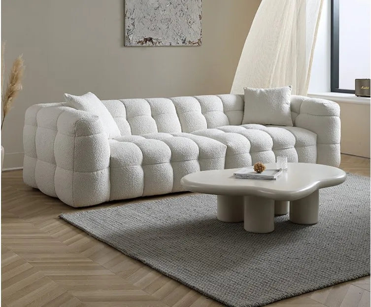 Family Luxury Living Room Sofas European Modern Plush Reclining Sofa Corner Lounger Muebles Para El Hogar Home Decoration