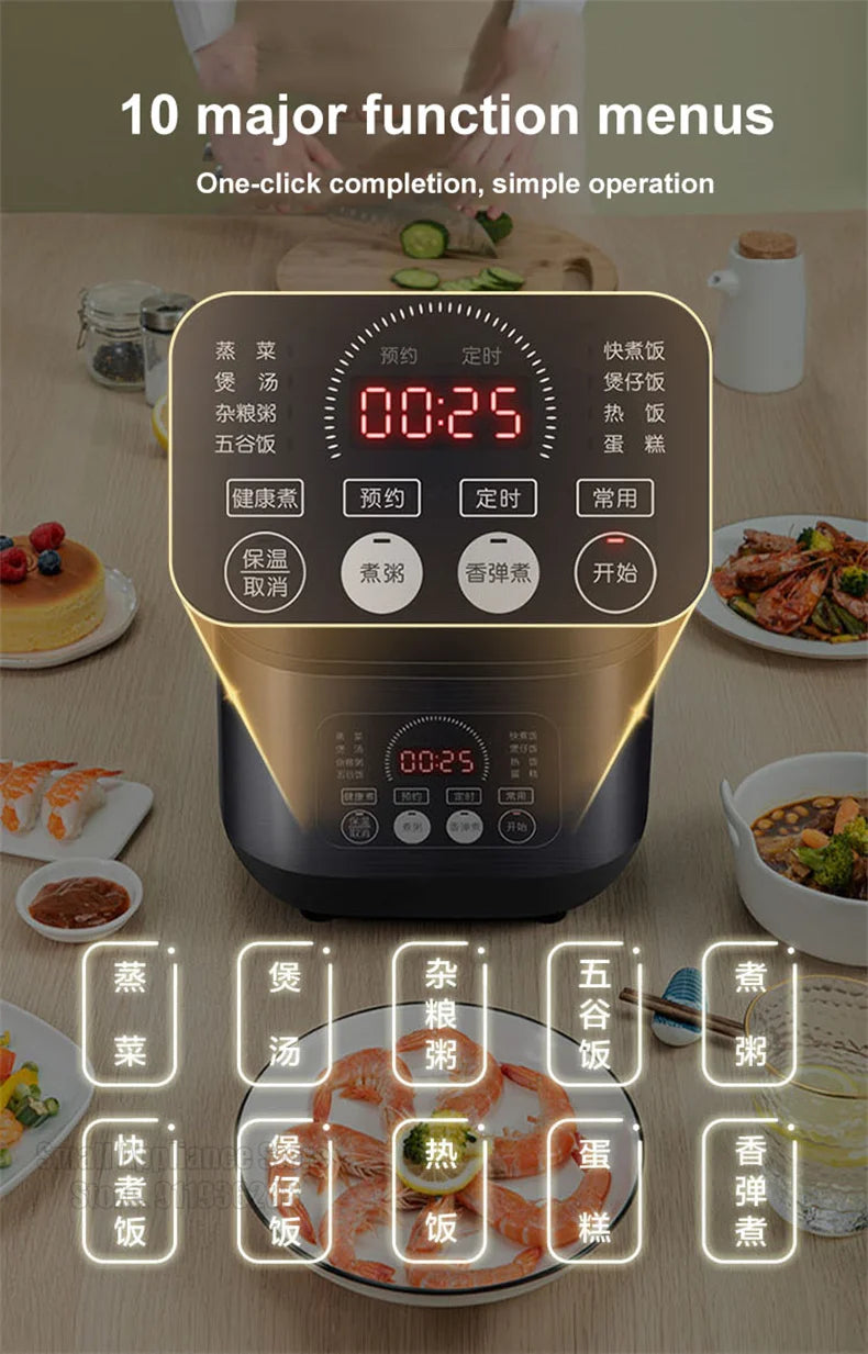 SUPOR 3/4/5L Rice Cooker Multi-Function Electric Cooker 220V Home Kitchen Appliance Multi-Purpose Cooker For Dormitory Office