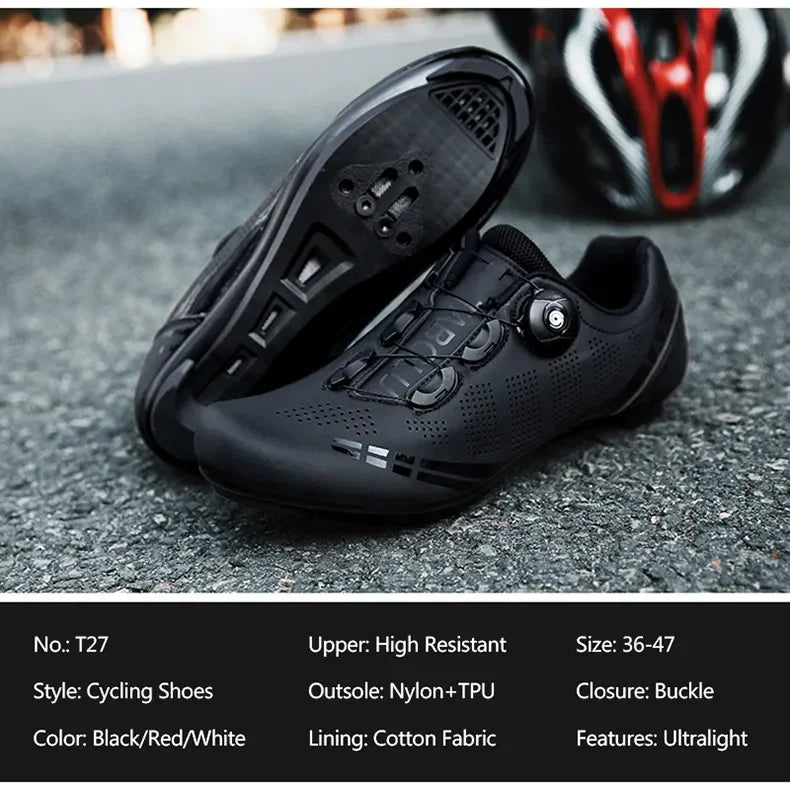 LiXingMing Cycling Shoes Road Bike Men Racing Contest Self-Locking Speed Bicycle Sneakers Women Spd Cleats Cycling Footwear