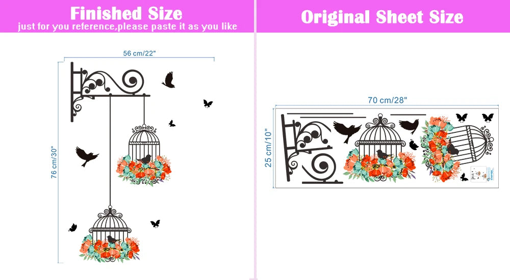 Funny Animals Bird Swinging Wall Stickers Kids Room Decoration Diy Cartoon Monkey Giraffe Lion Mural Art Pvc Posters Home Decals