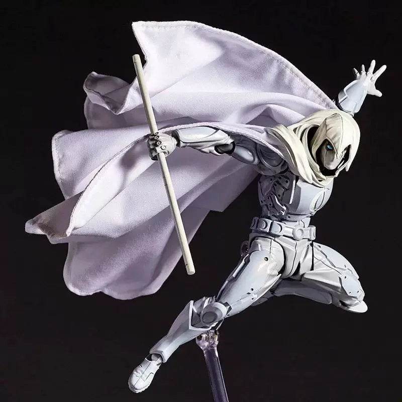 16cm Moon Knight Figure Revoltech AMAZING YAMAGUCHI Avengers Marc Spector Action Figurine Collection Ornament Model Toys Gifts - AIAZ
