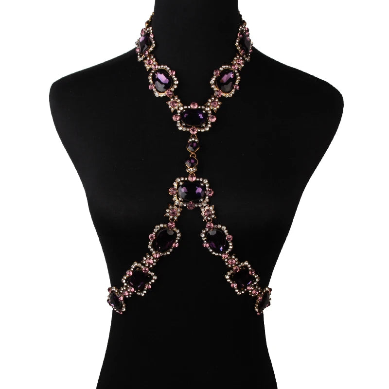 Luxury Austrian Crystal Glass Choker Necklace Women Jewelry Best Friendship Statement Necklaces Pendants For Bridal Wedding