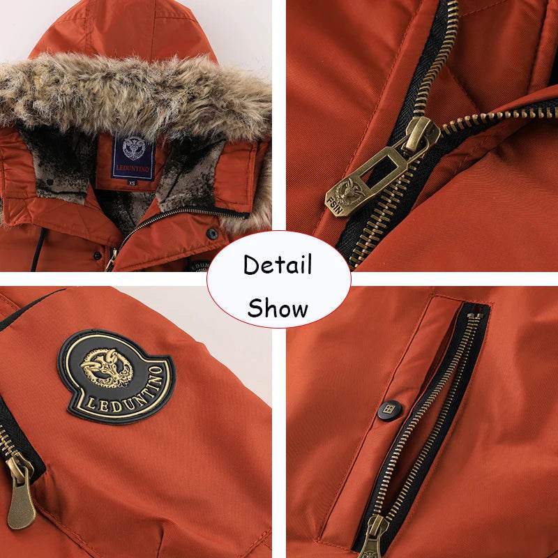2025 Winter Men Outdoor Windproof Fleece Warm Travel Jacket Men Hooded Casual Fashion Style Zipper Pocket Jacket Male Coat Tops - AIAZ