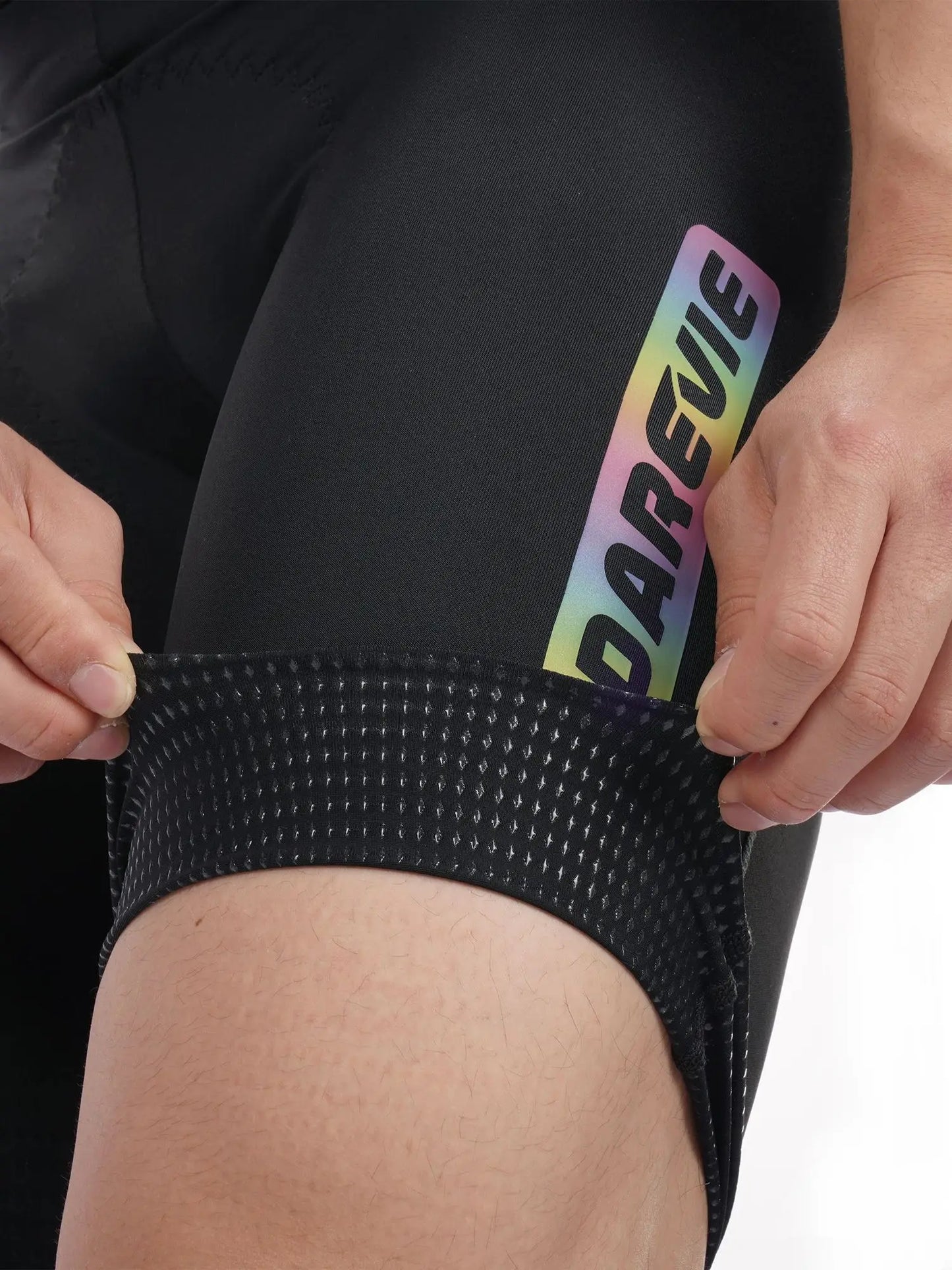 DAREVIE Cycling Bib Shorts Seamless 4.0 Italy ELASTIC-INTERFACE Pad Cycling Shorts Diamond Leg Gripper Men's Bretelelle Shorts