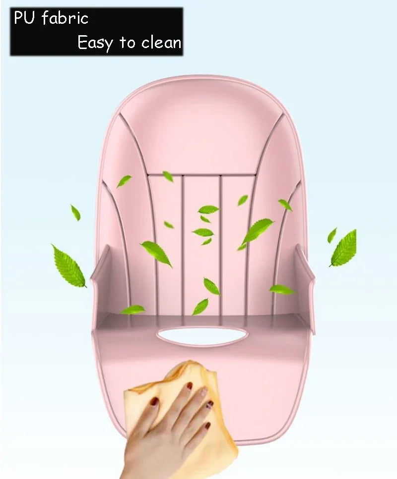 Folding Baby Highchair Kids Chair Dinning High Chair for Children Feeding Baby Table and Chair for Babies Toddler Booster Seat