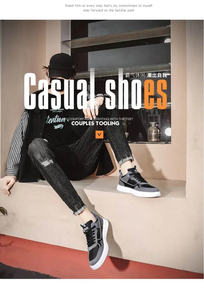 Men Sneakers Comfort Casual Shoes for Men Light Vulcanize Shoes Hiking Sport Male Running Shoes Tenis Hombres - AIAZ