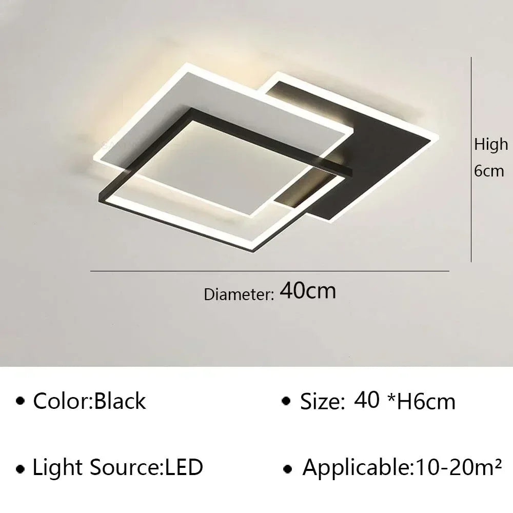 Modern LED Ceiling Lamps Simplicity for Living Room Decor Bedroom Lights Nordic Kitchen Home Decor Indoor Lighting Fixture