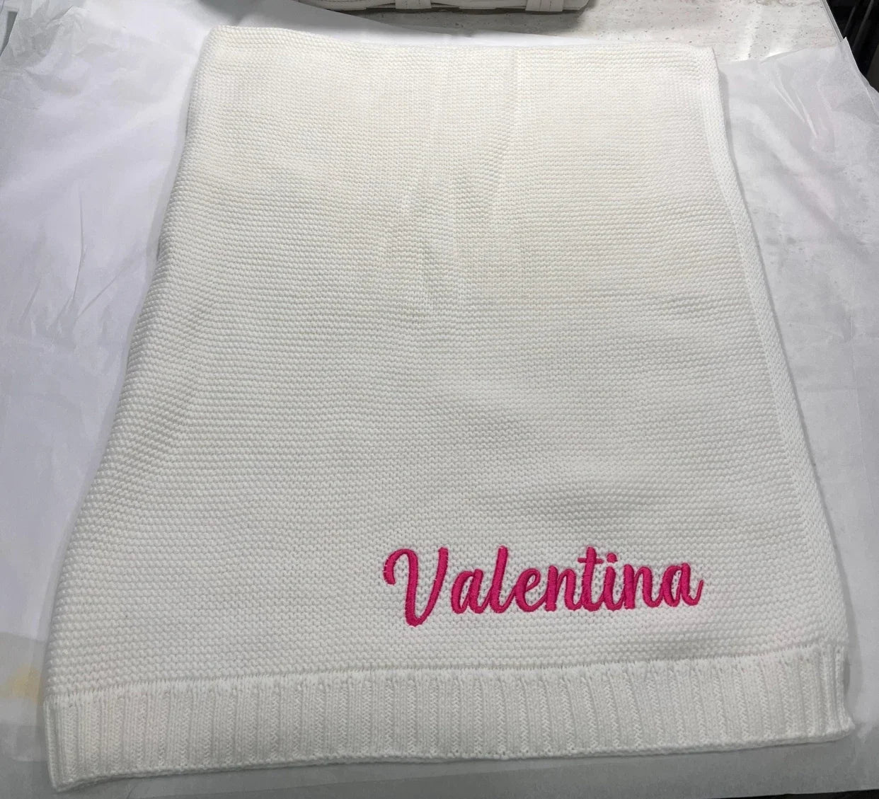 Personalized Baby Blanket Cotton Stroller Blanket Hug Quilt Knitted Cotton Birthday Gifts Bebé Bedding Swaddle Girls Boys Item