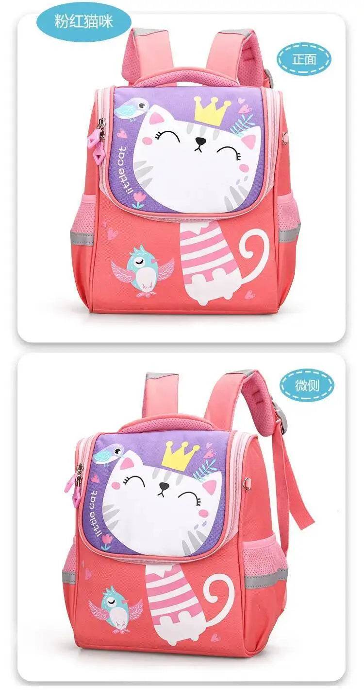 Children School Bags Girls Boys Backpacks Kindergarten Schoolbag Cartoon Animal Toddler Kids Backpack For 2-8 Years - AIAZ