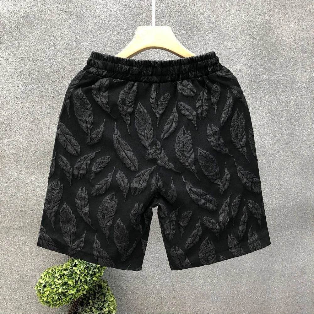 Men's Shorts Beach White Male Short Pants Baggy Printed New in Pant 2025 Fashion Designer Streetwear Dry Fit Summer Elastic Thin - AIAZ