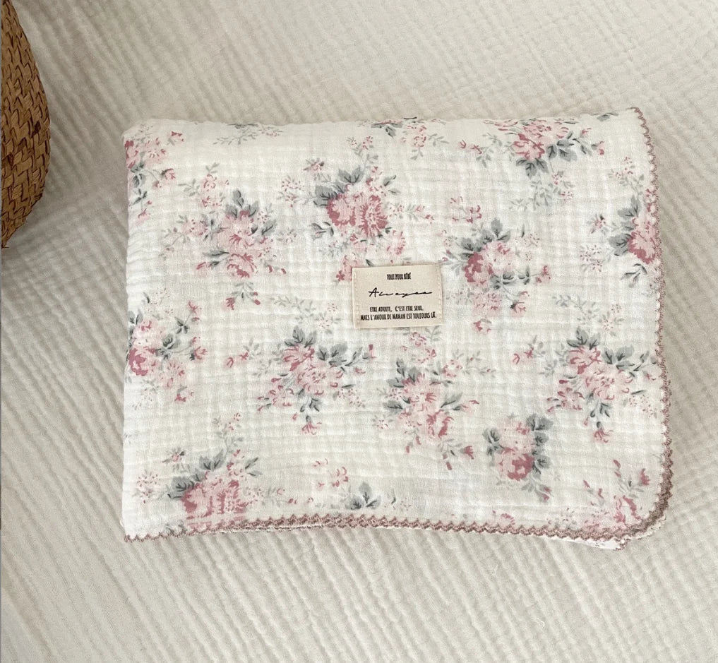 Muslin Swaddle Blankets Newborn Summer Baby Blanket Cotton Infant Swaddle Wrap Receiving Blanket For Crib Stroller Sleeping Item