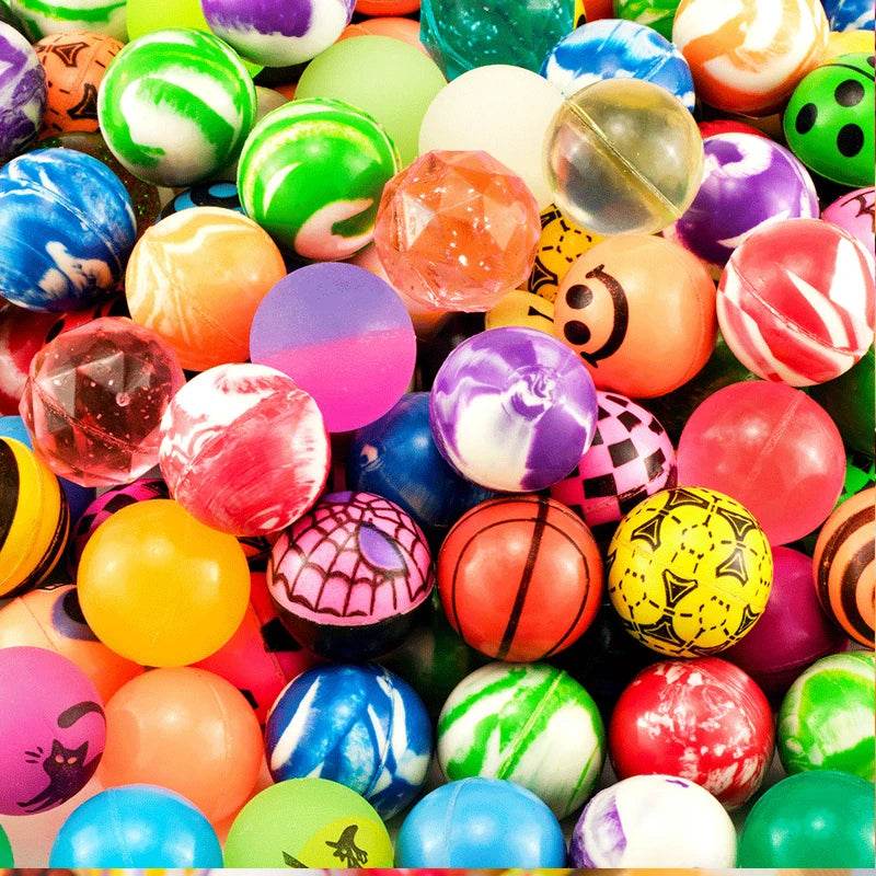 30/10PCS Size 32MM Bouncy Balls Kids Bulk Treasure Box Toys Classroom Party Favors Birthday Christmas Goodie Bag Stuffers Gifts - AIAZ
