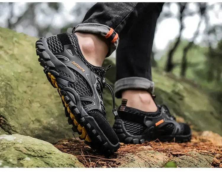 Wear-resistant Shoes for Men Hiking Shoes Jogging Trekking Sneakers Fast Zapatos Outdoor Hombre Invierno Outdoor Anti-slip - AIAZ