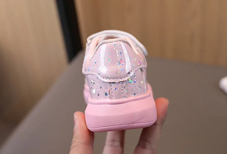 Barbie Children Casual Shoes Sneakers Barbie Toddler Casual Sneakers Boys Girls Baby Cartoon Print Pink Kids Shoes Size 21-30