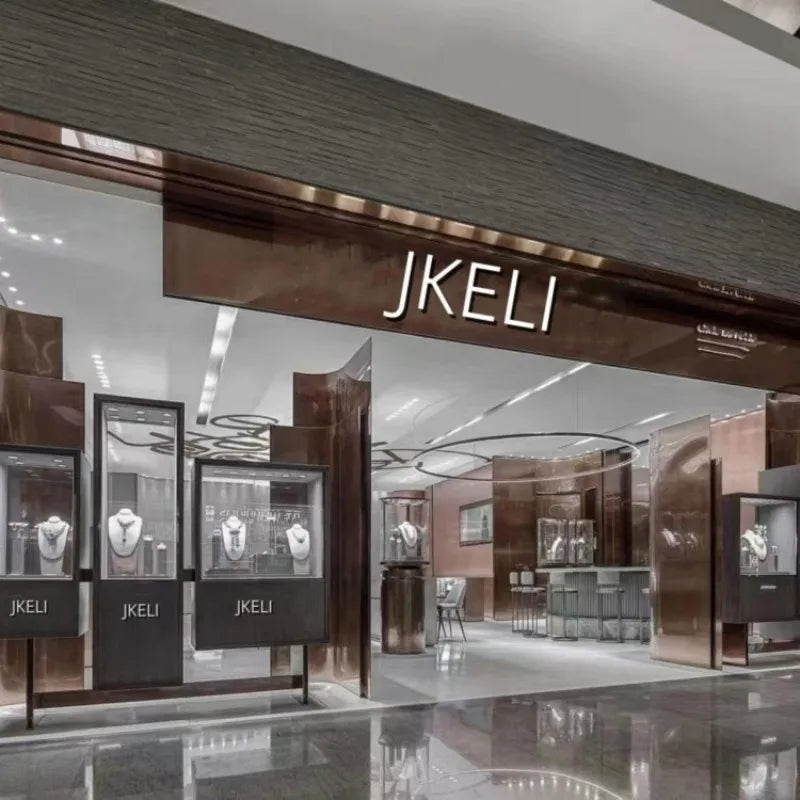 Jkeli 100% 925 Sterling Silver Charm Romantic Love Heart Pendant Box Link Chain Necklace for Women Fashion Wedding Jewelry