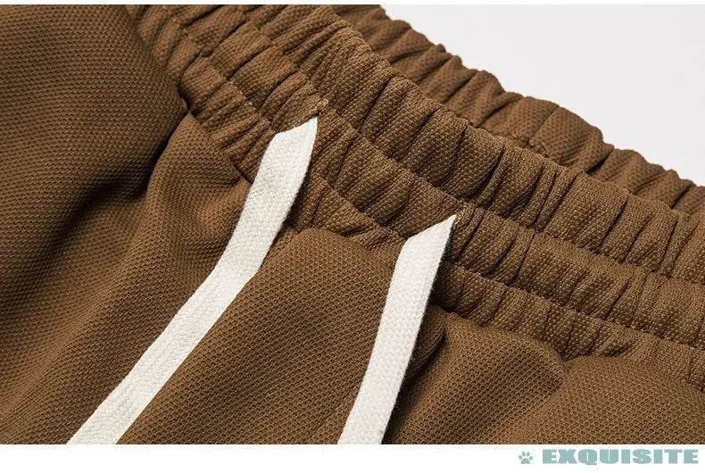 New 2025 summer men's casual round-neck T-shirt and shorts two-piece fashionable printed breathable men's short-sleeved suit - AIAZ