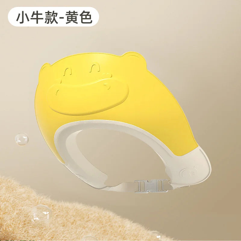 Upgrade Baby Shower Cap Shield Visor Baby Hat For Eye and Ear Protection Adjustable 0-12 Years Children Washing Hair Care Tool