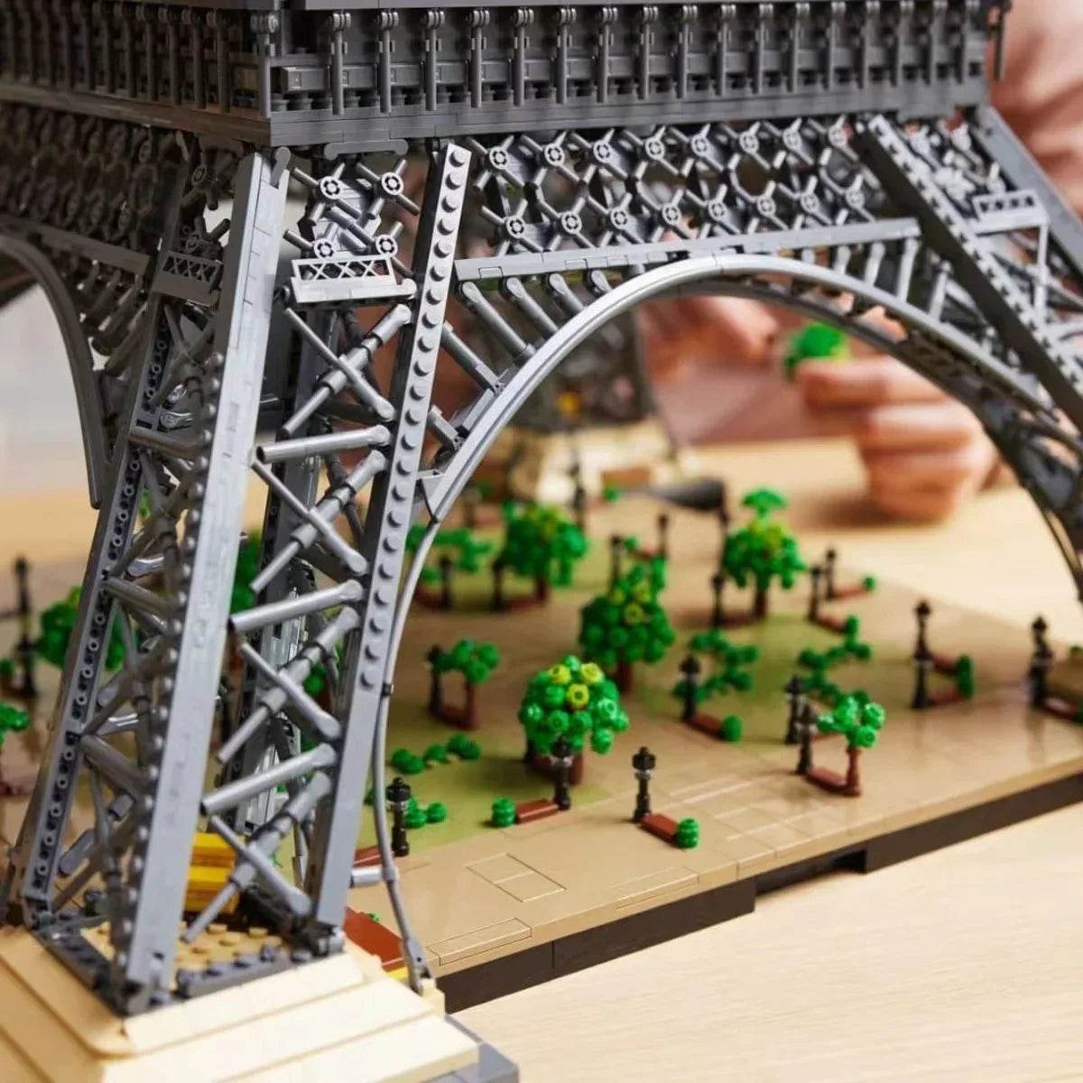 In Stock MOC 1.5M Eiffel Tower 10001pcs PARIS Famous Architecture Model Building Block Brick Toys for Adult Kids Birthday Gifts - AIAZ