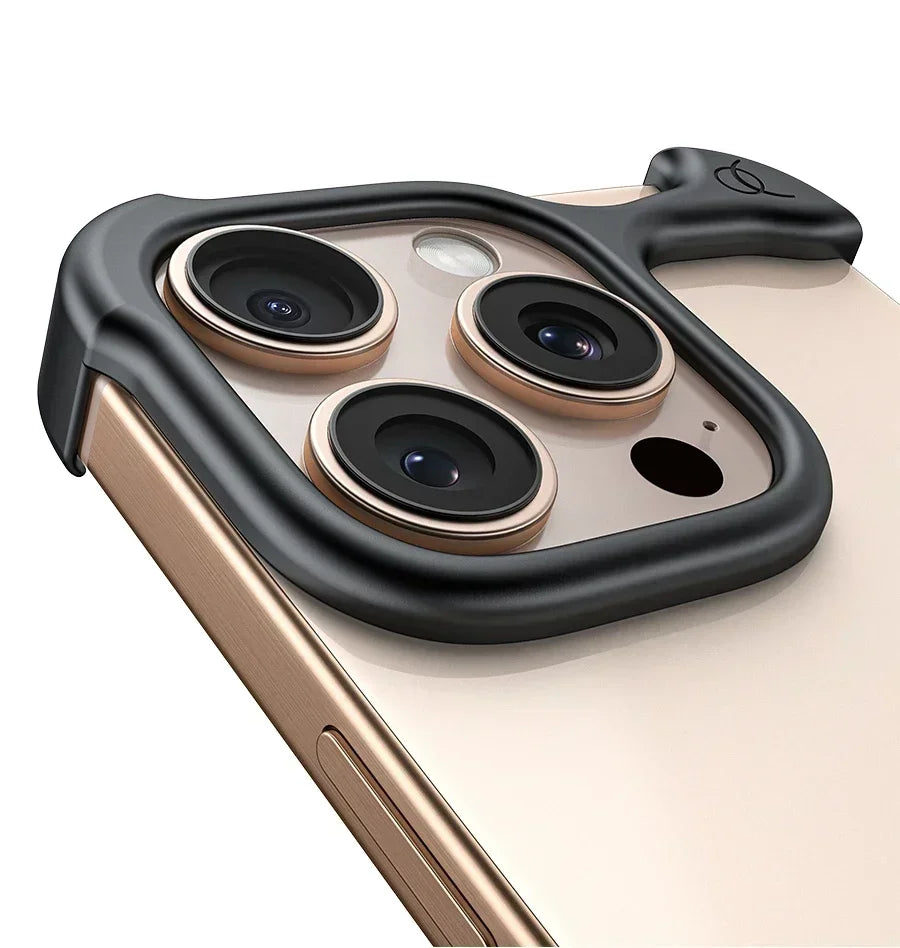 Ultra Minimalist High-end Lightweight Phone Cover Aluminum Metal for IPhone 14/15/16/17 Pro Max Bumper Phone Case