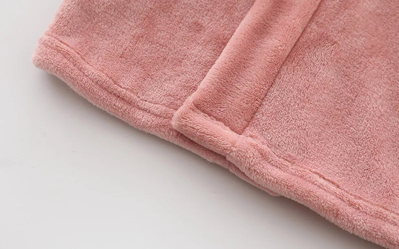 Kids Soft Pajamas Children's Winter Flannel Bathrobe 2023 New Cartoon Cute Sleepwear Boys Girls Autumn Robes Hooded Homewear